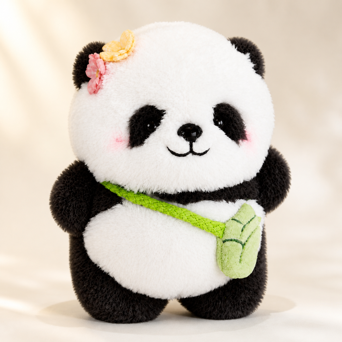 パンダぬいぐるみクッション｜癒し系インテリア 25cm・35cm（メイン画像）